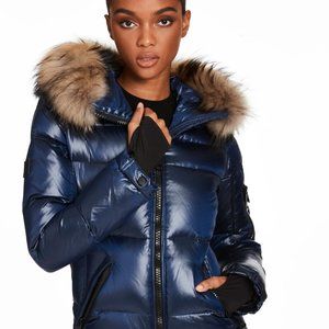 GIRLS NAVY SAM JACKET SIZE 14